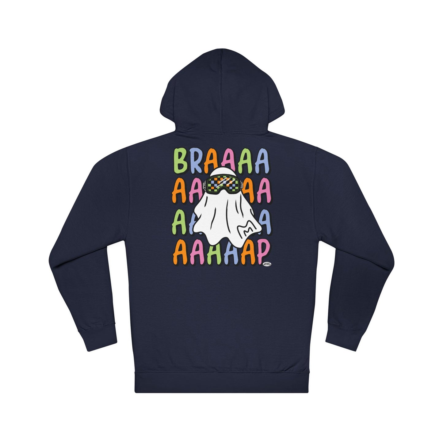 Goggle Ghost | Unisex Adult Halloween Motocross Hoodie