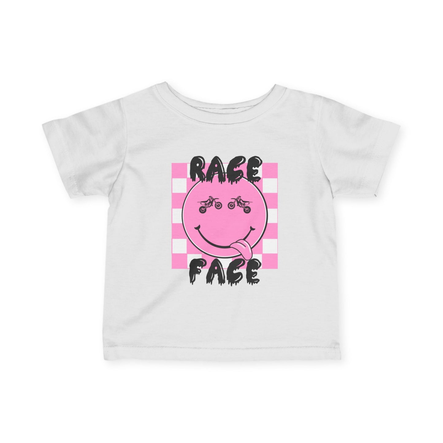 Race Face | Infant Motocross Tee (Pink) (Sizes 6M-24M)