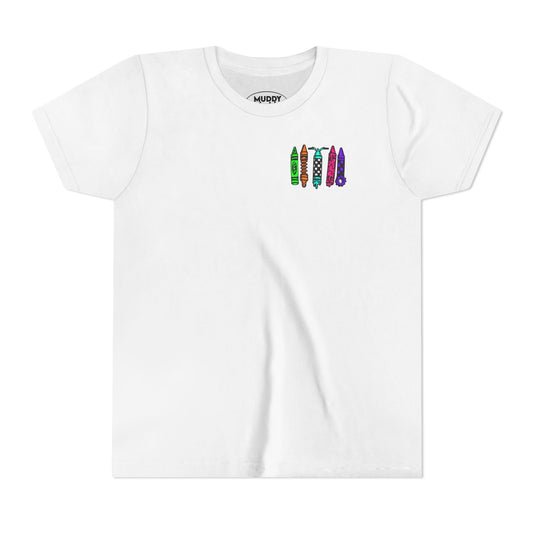 Crayons & Kickstands | Youth Motocross Tee