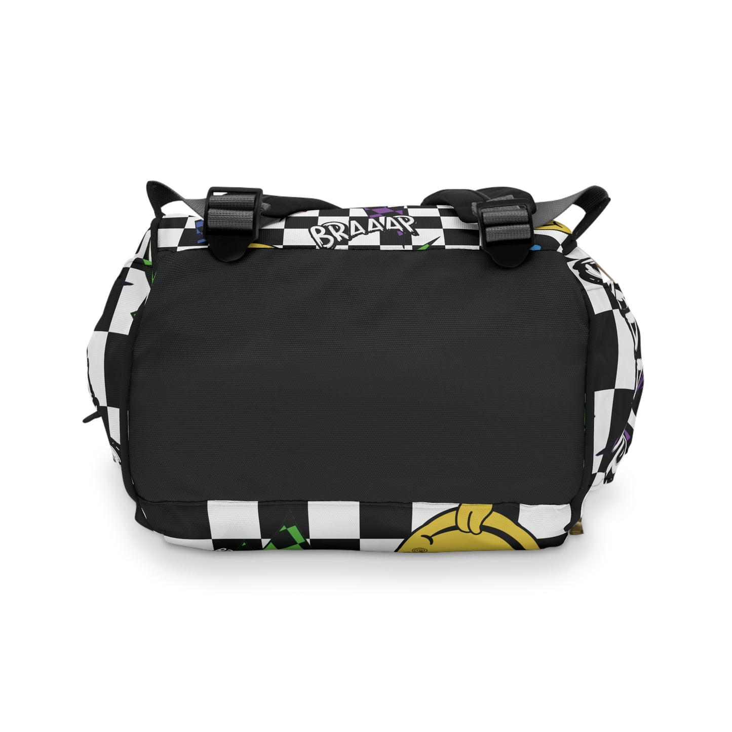 Braaap Colorful Checkered Multifunctional Diaper Backpack - Lou Lou