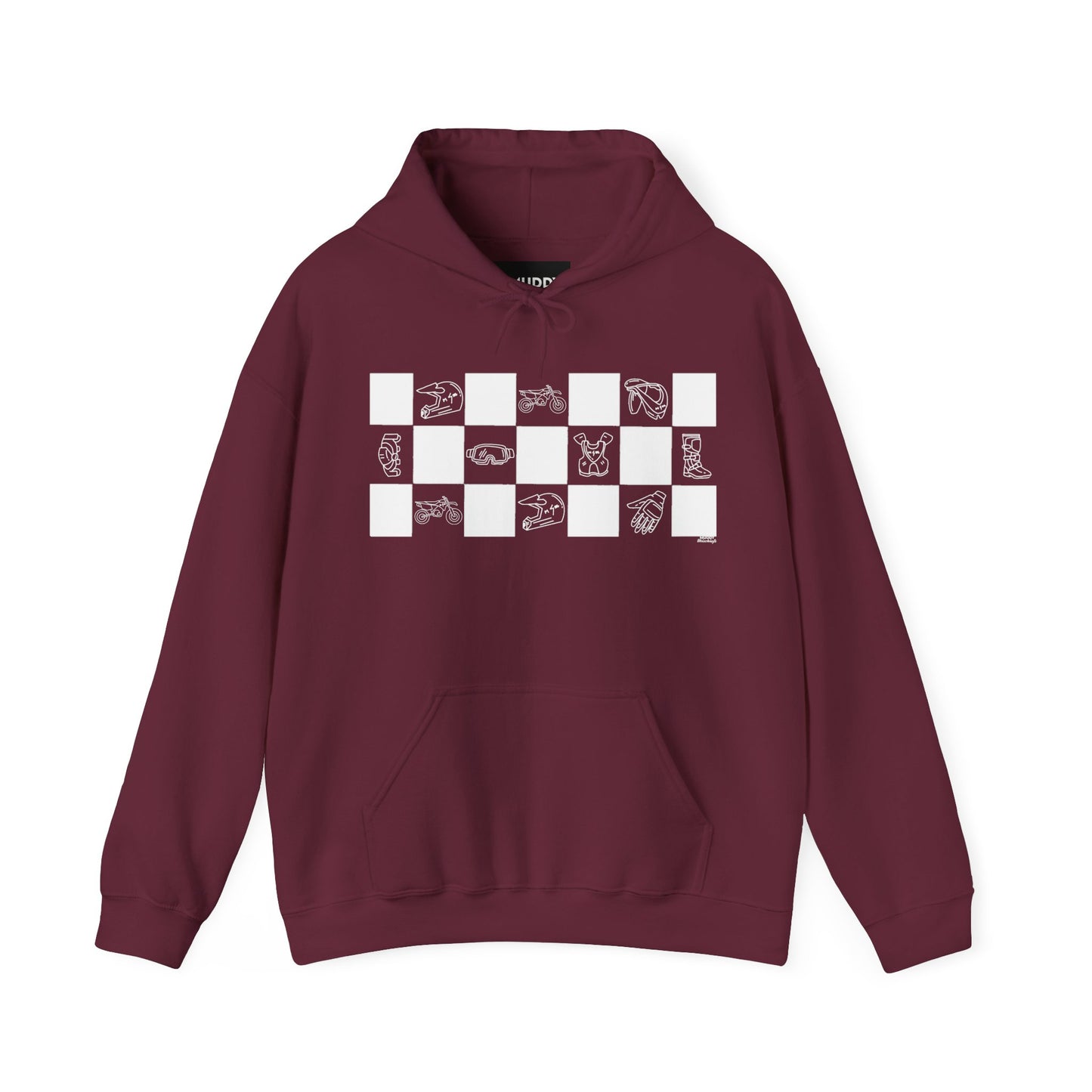 Lined Up & Winning | Adult Motocross Hoodie