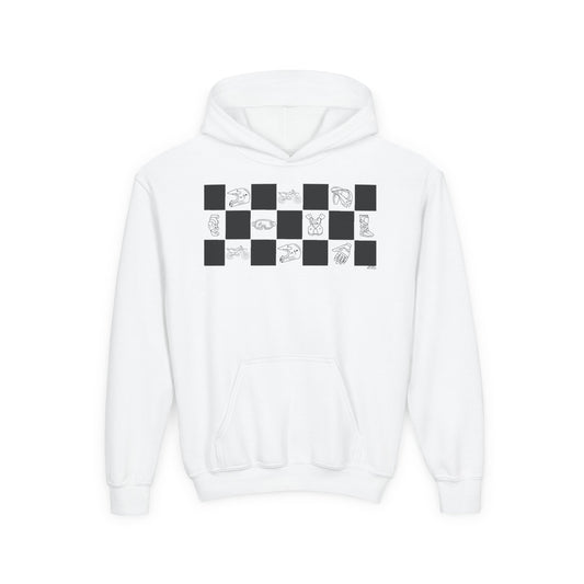Lined Up & Winning | Youth Motocross Hoodie