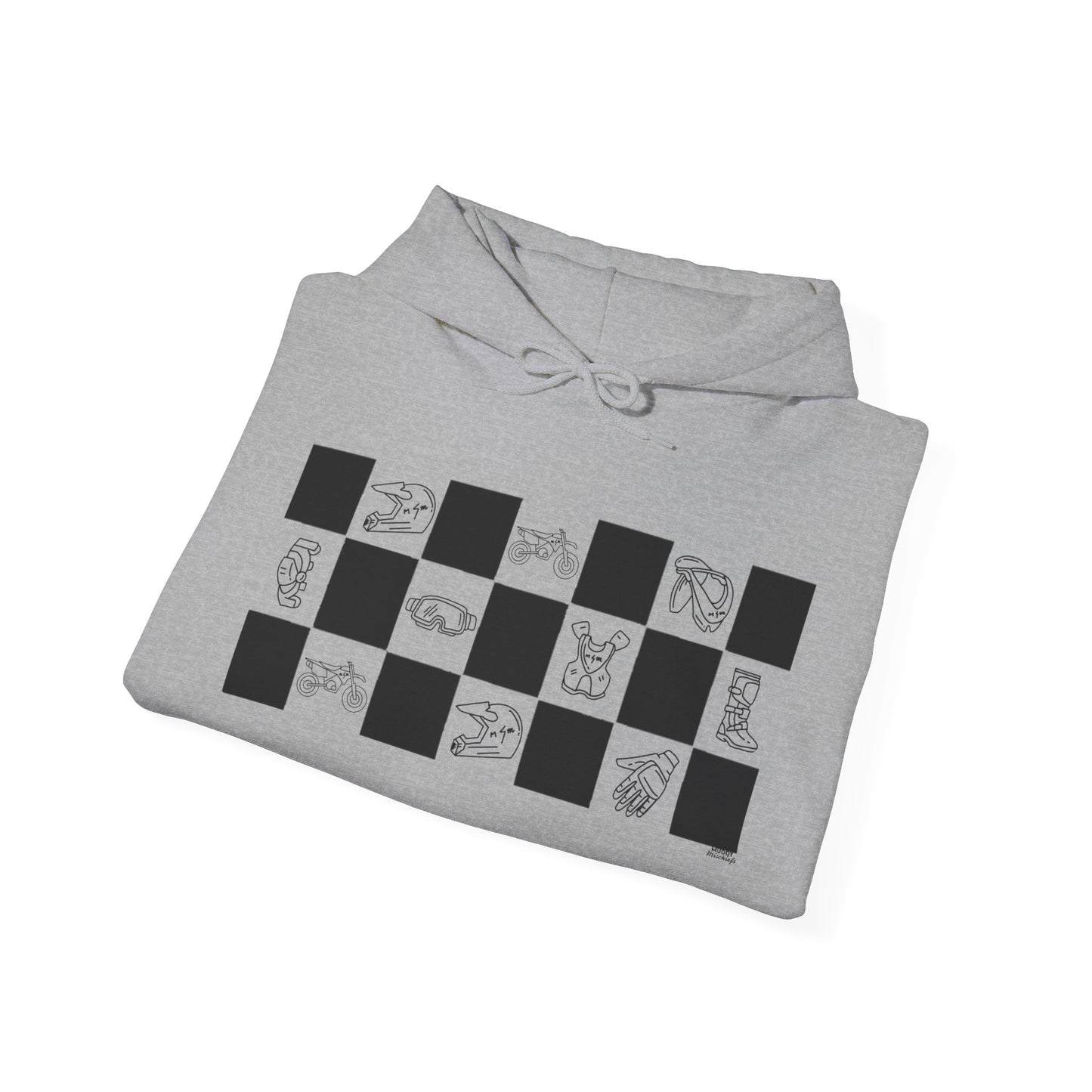 Lined Up & Winning | Adult Motocross Hoodie