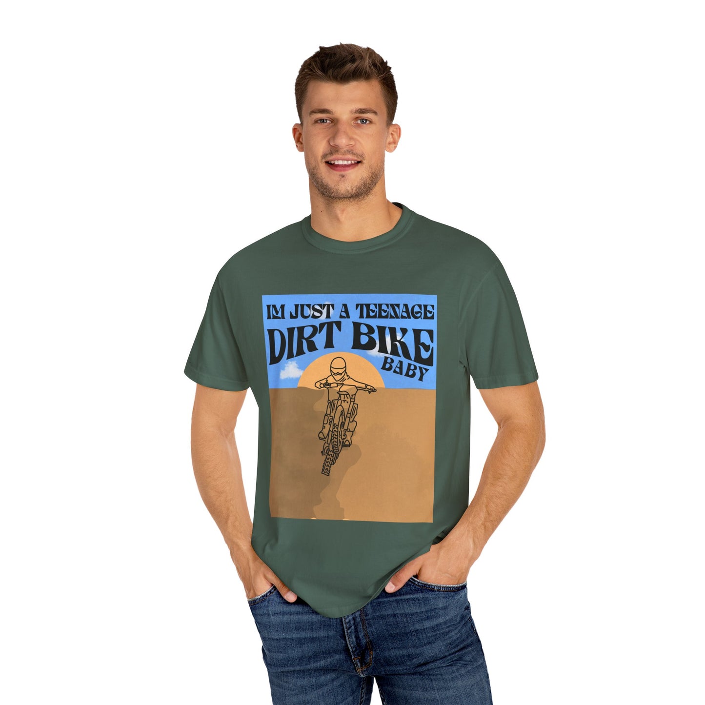 Teenage Dirtbike Baby | Adult Motocross Tee