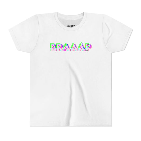 Glitchy Braaap | Youth Motocross Tee