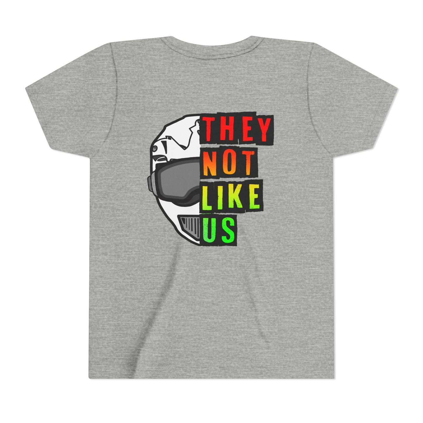 They Not Like Us Moto - Rasta | Youth Juneteenth Motocross Tee