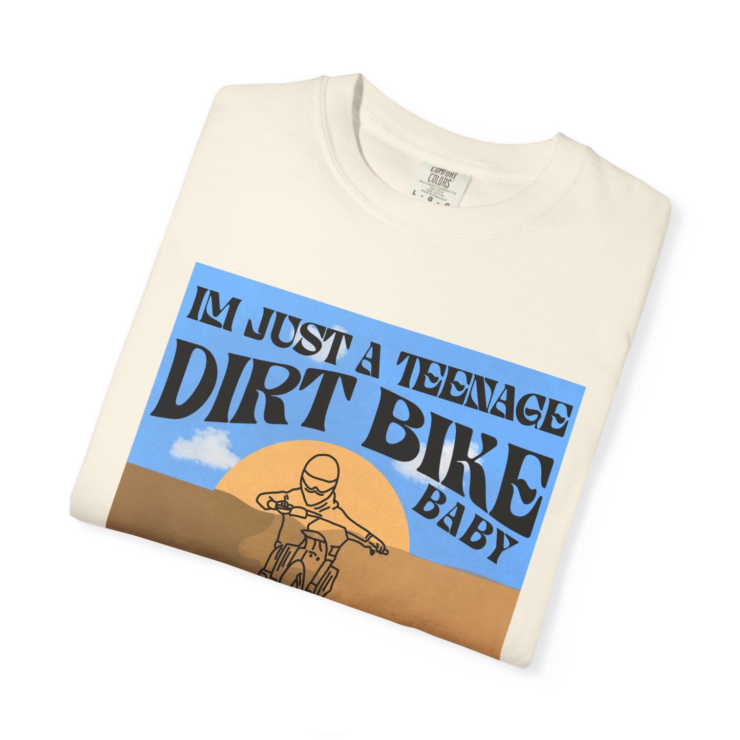 Teenage Dirtbike Baby | Adult Motocross Tee