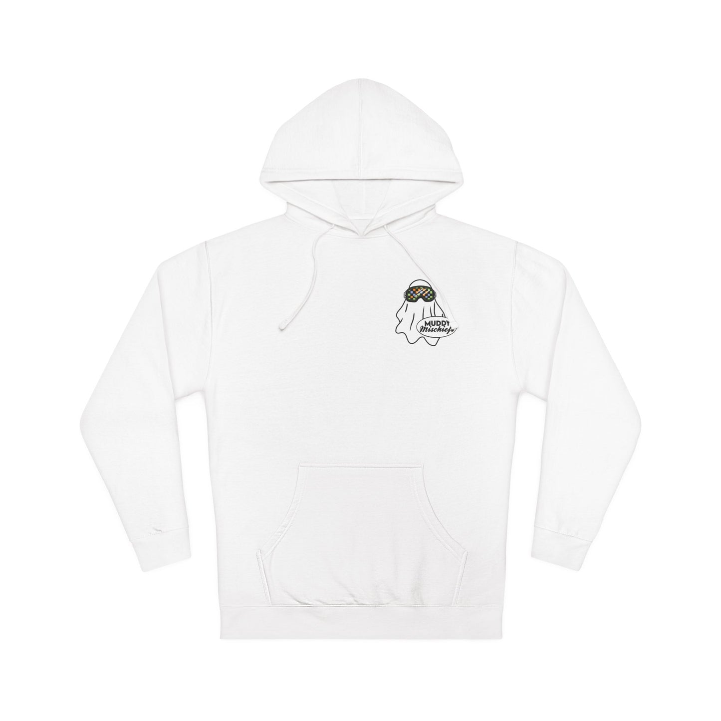 Goggle Ghost | Unisex Adult Halloween Motocross Hoodie