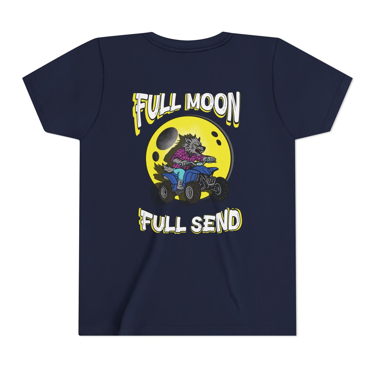 Full Moon Full Send | Youth Halloween Motocross Tee