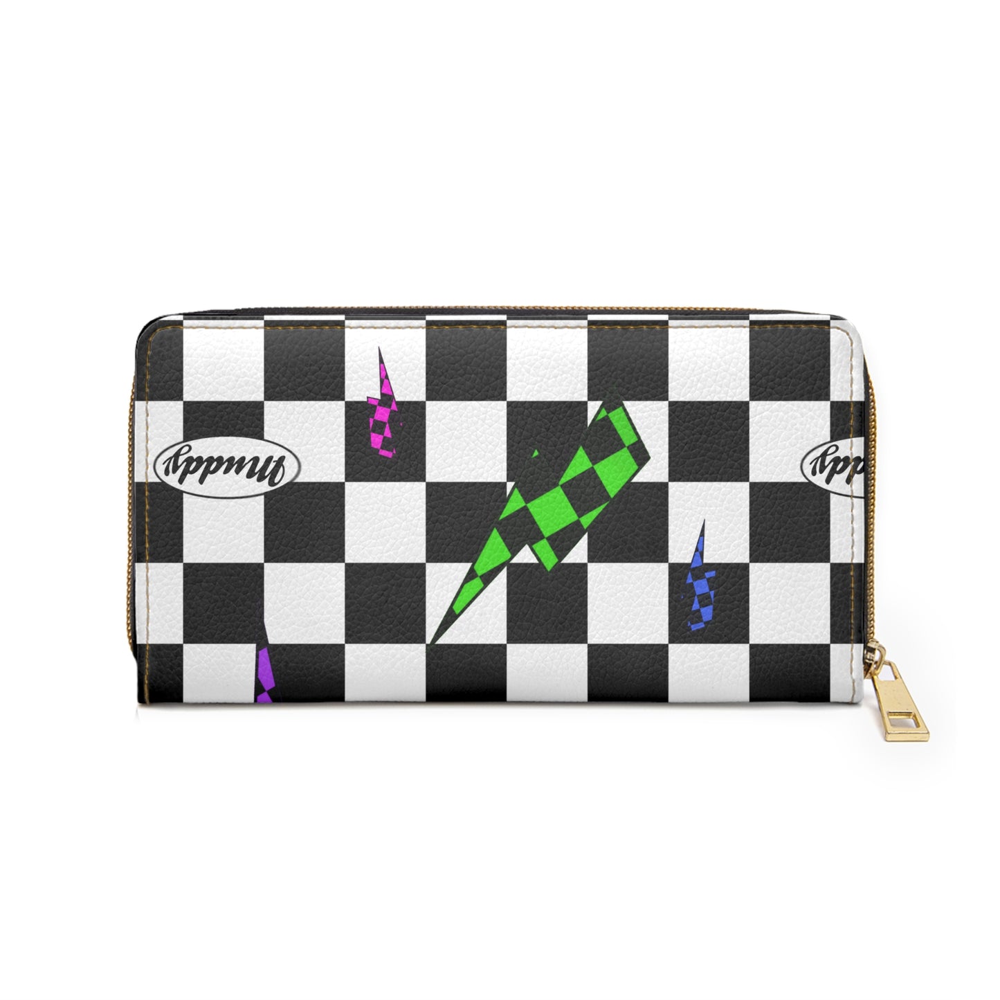 Colorful Checkered Track Wallet
