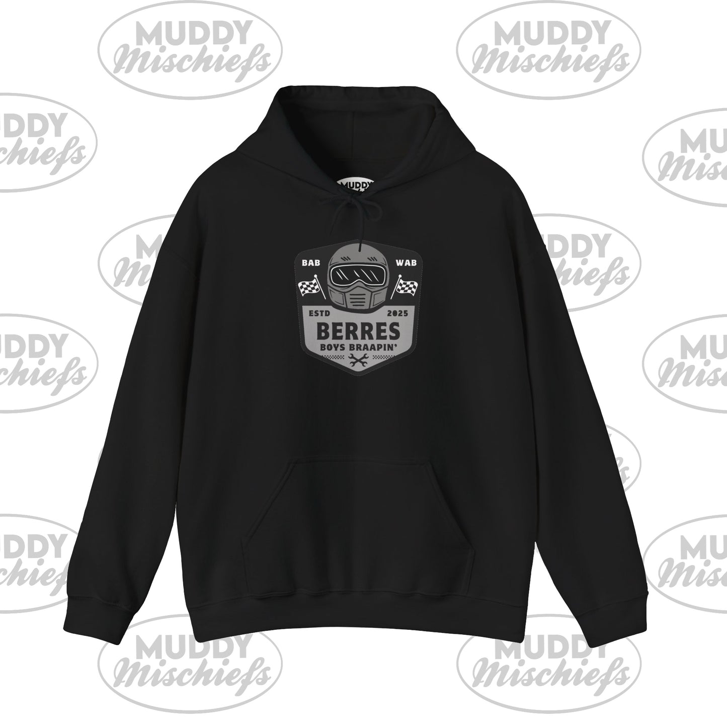 BERRES #555 | Adult Muddy Mischiefs Team Hoodie Collab