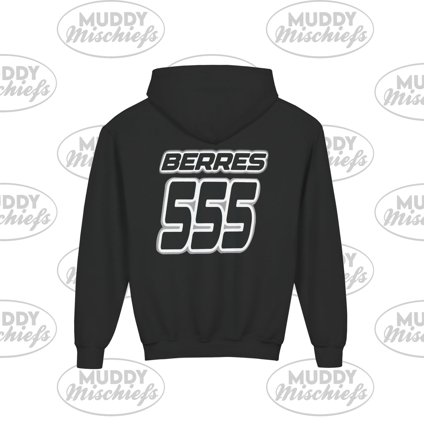 BERRES #555 | Youth Muddy Mischiefs Team Hoodie Collab