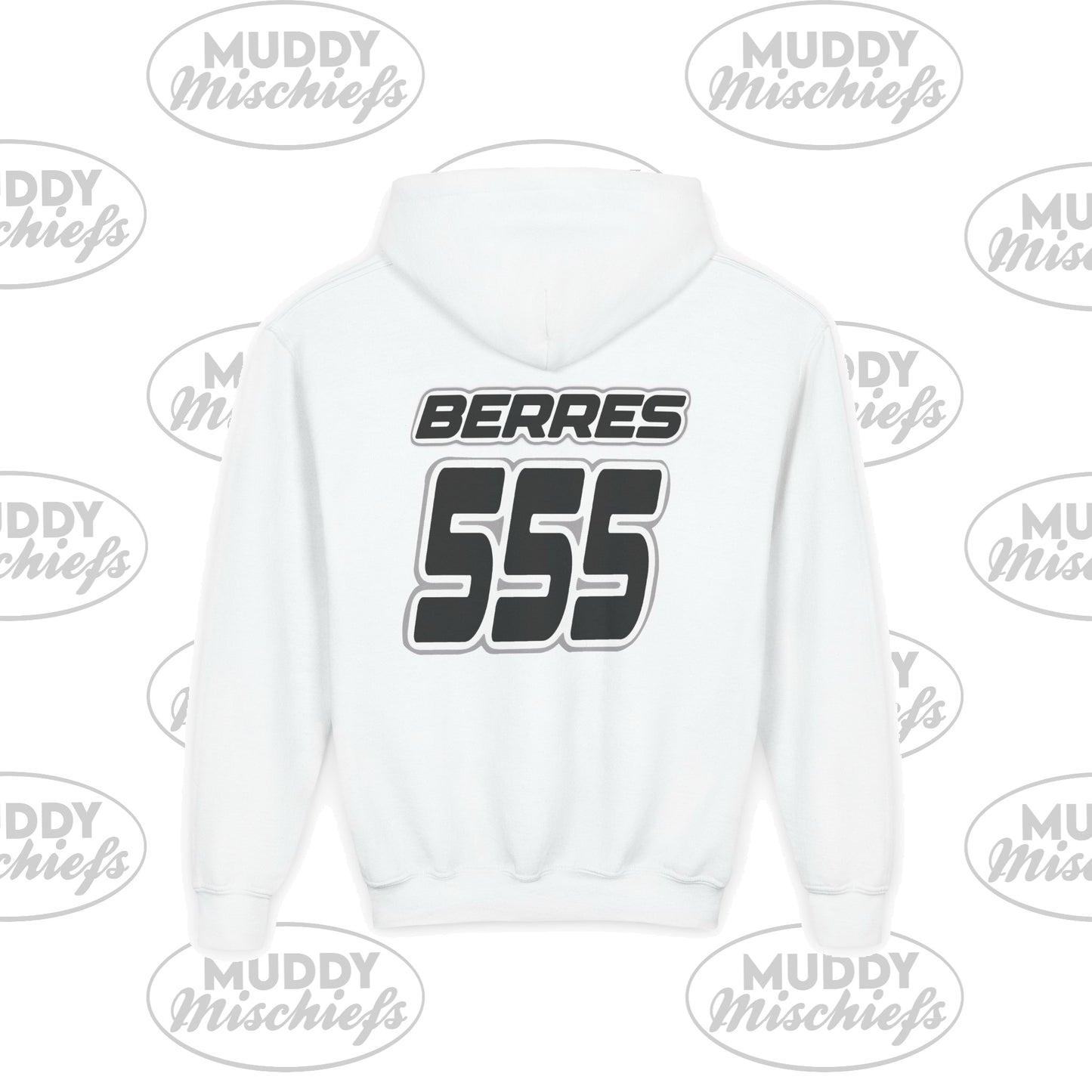 BERRES #555 | Youth Muddy Mischiefs Team Hoodie Collab
