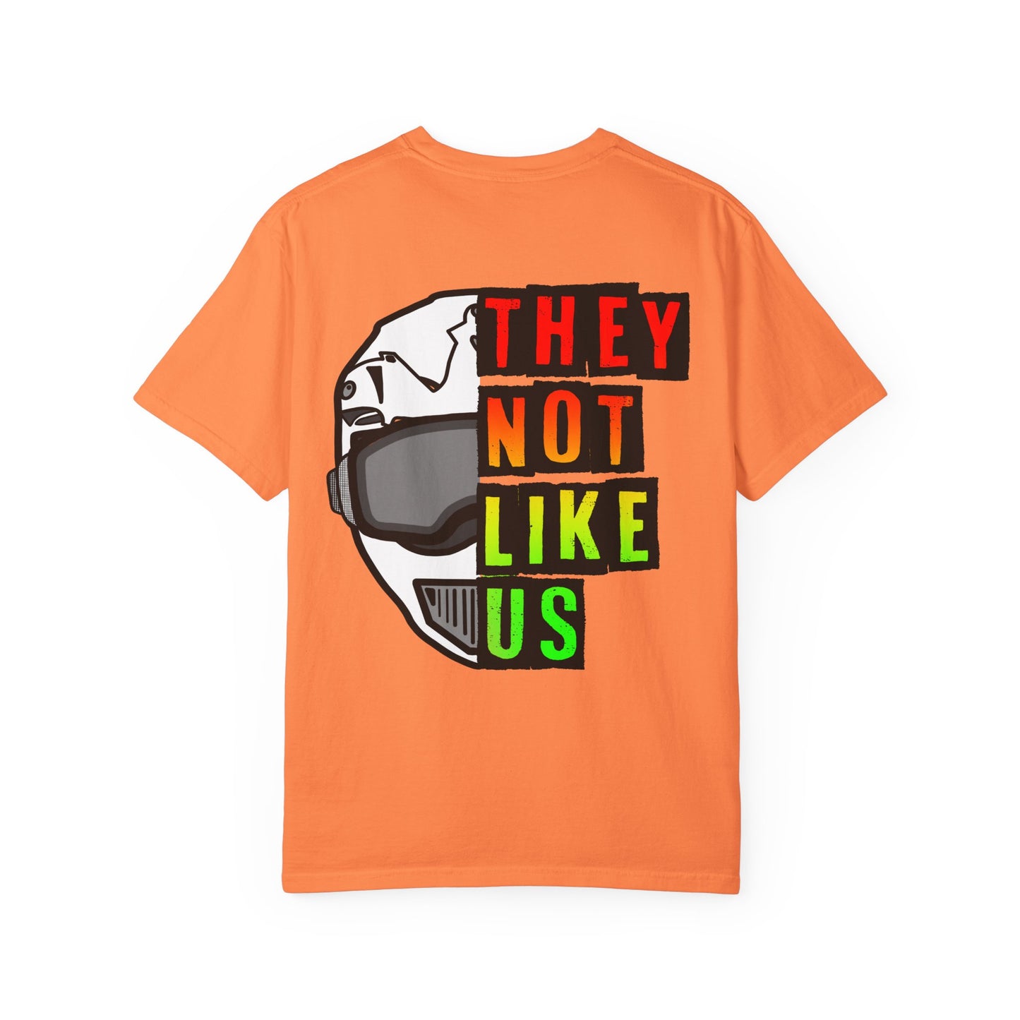 They Not Like Us Moto - Rasta | Adult Juneteenth Motocross Tee