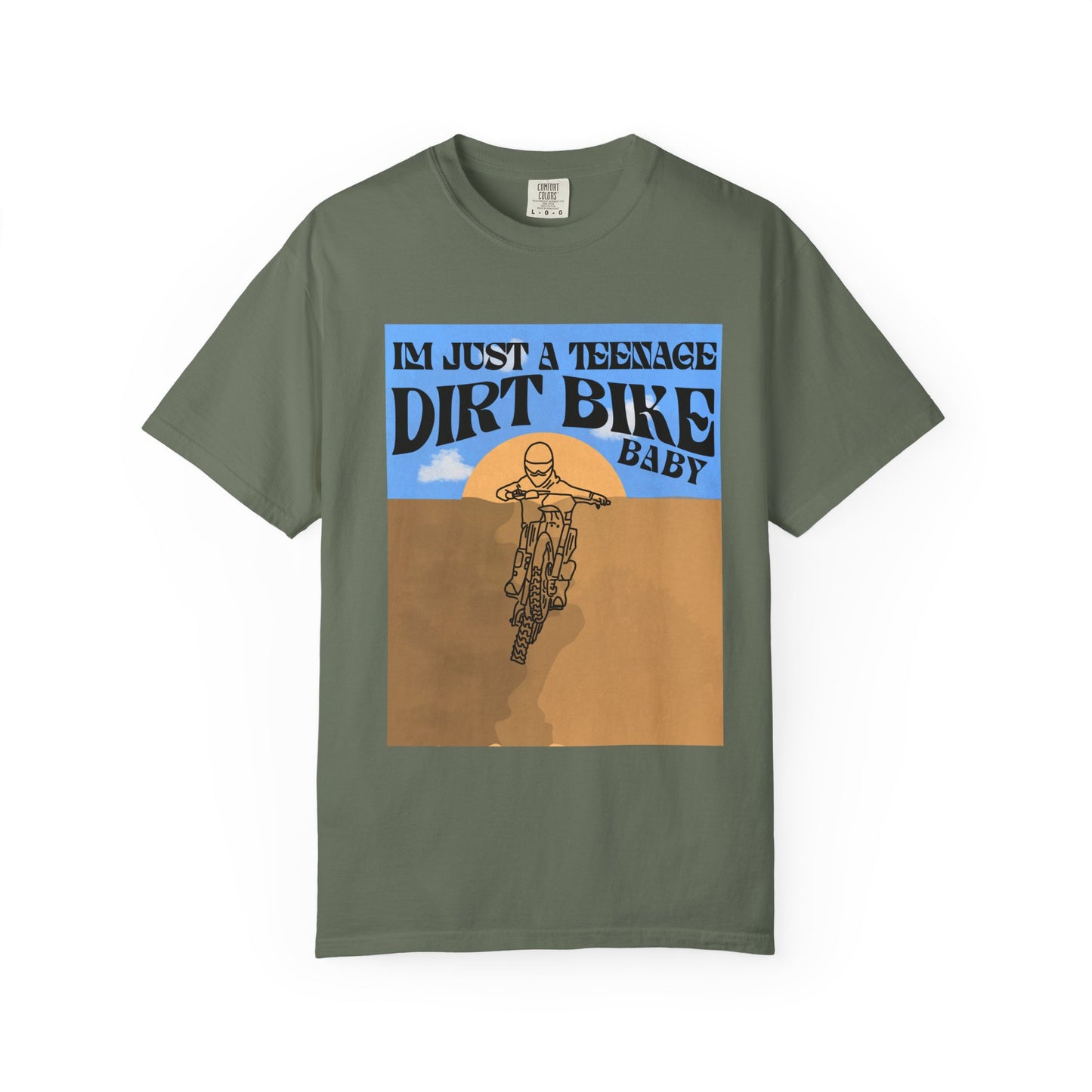 Teenage Dirtbike Baby | Adult Motocross Tee