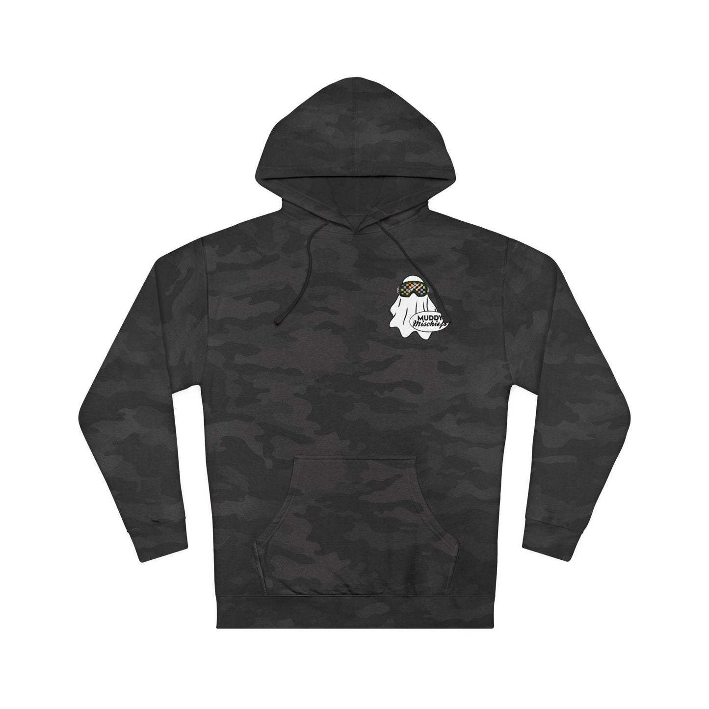 Goggle Ghost | Unisex Adult Halloween Motocross Hoodie