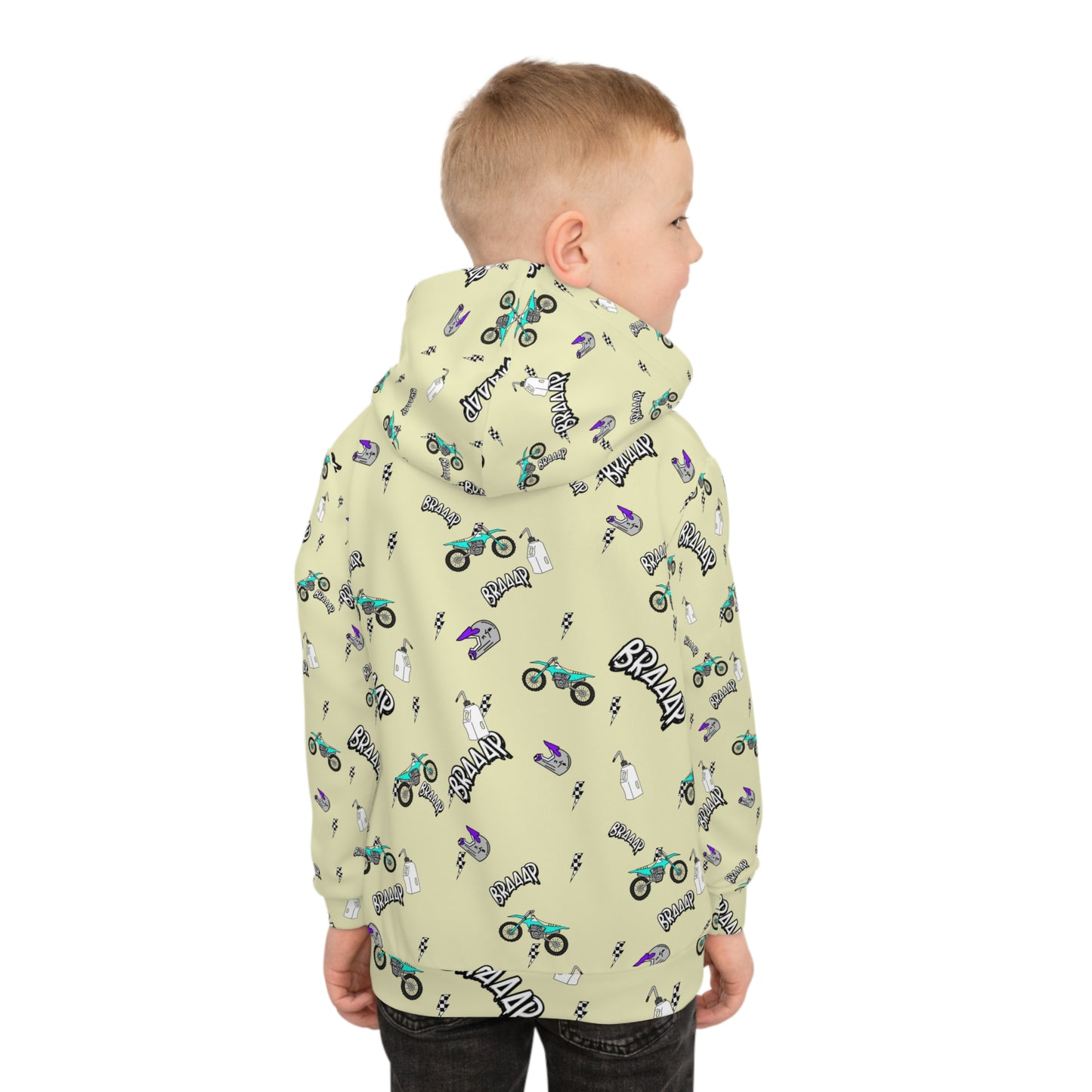 TONE IT DOWN Braaap Dirtbike Hoodie | Youth Motocross Hoodie