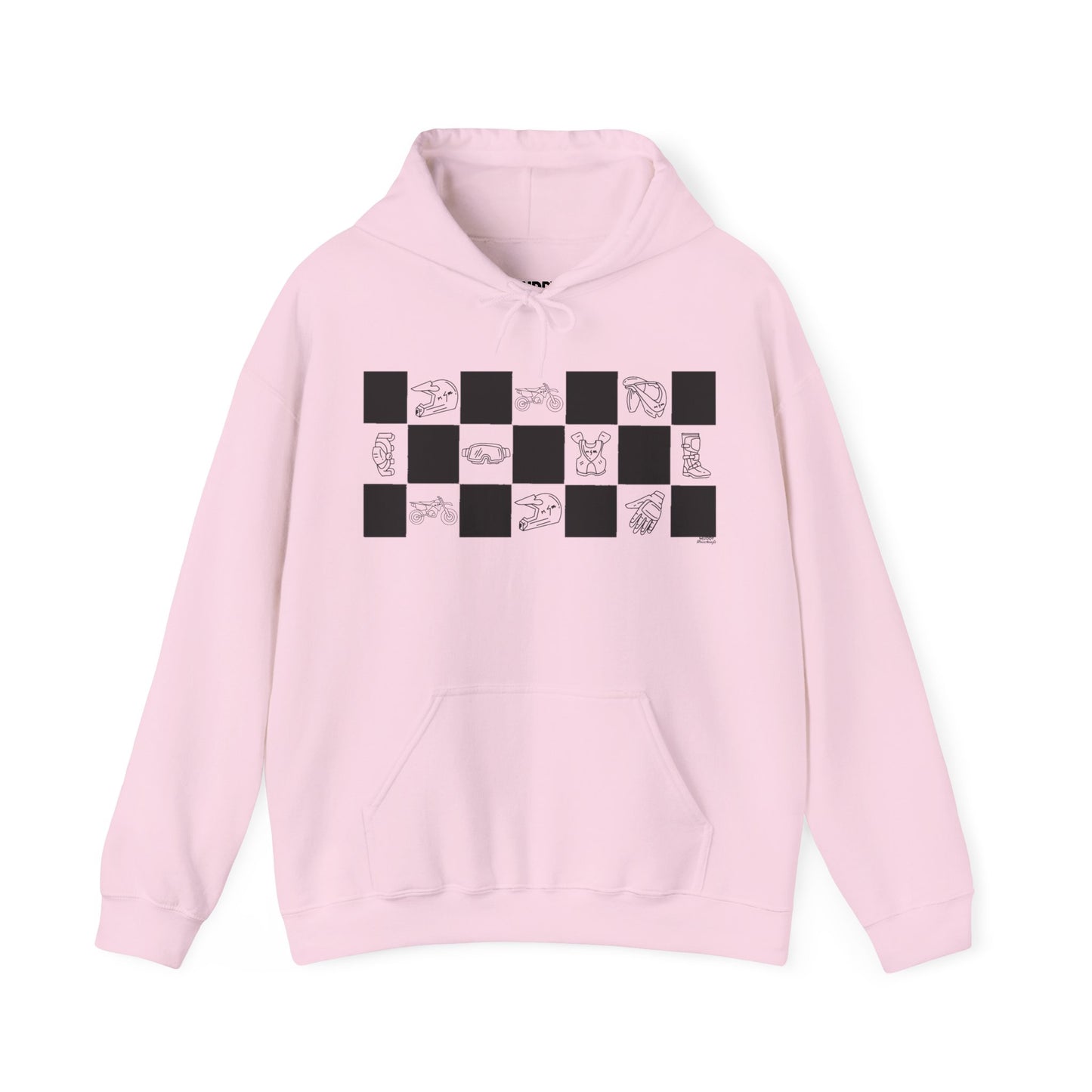 Lined Up & Winning | Adult Motocross Hoodie