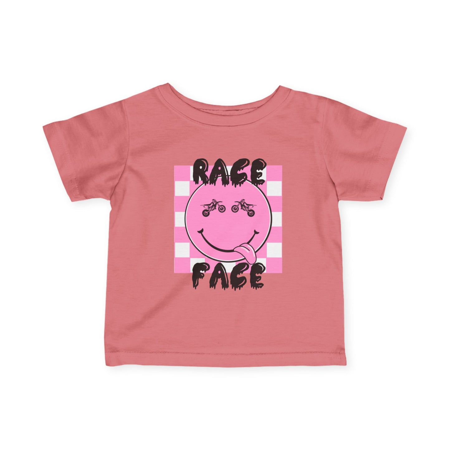 Race Face | Infant Motocross Tee (Pink) (Sizes 6M-24M)