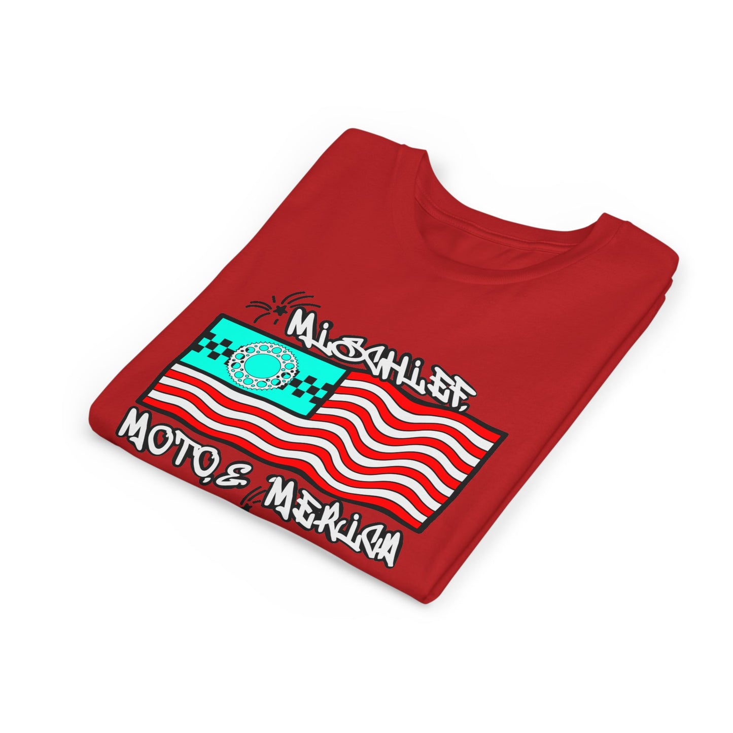 Mischief, Moto, & ‘Merica | Youth Motocross Tee | 2025