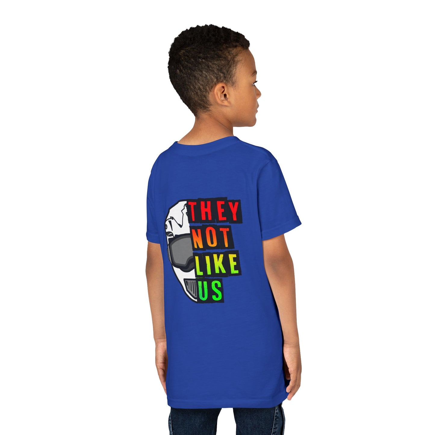 They Not Like Us Moto - Rasta | Youth Juneteenth Motocross Tee