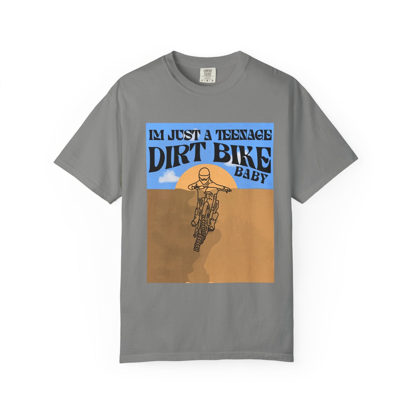 Teenage Dirtbike Baby | Adult Motocross Tee