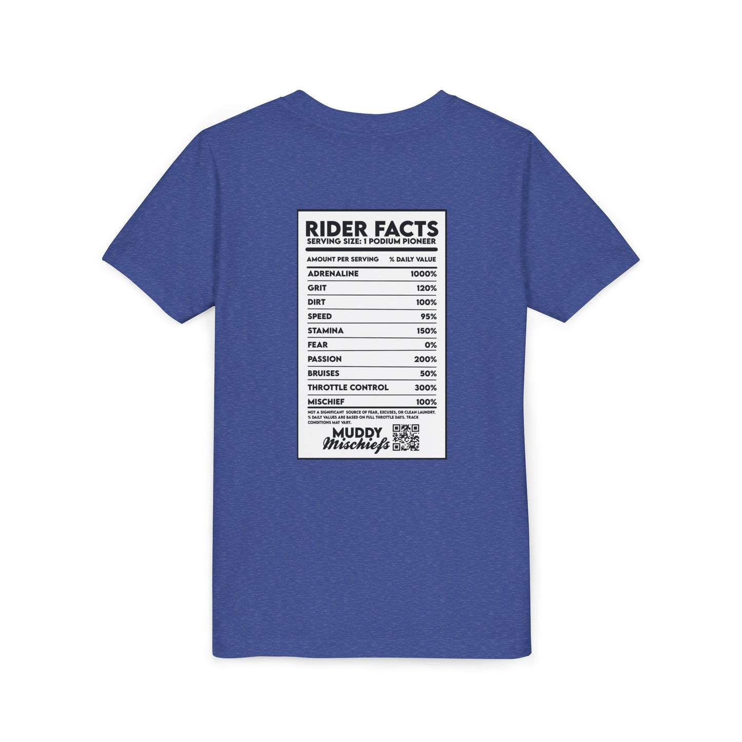Rider Facts | Youth Motocross “Nutritional Fact” Tee