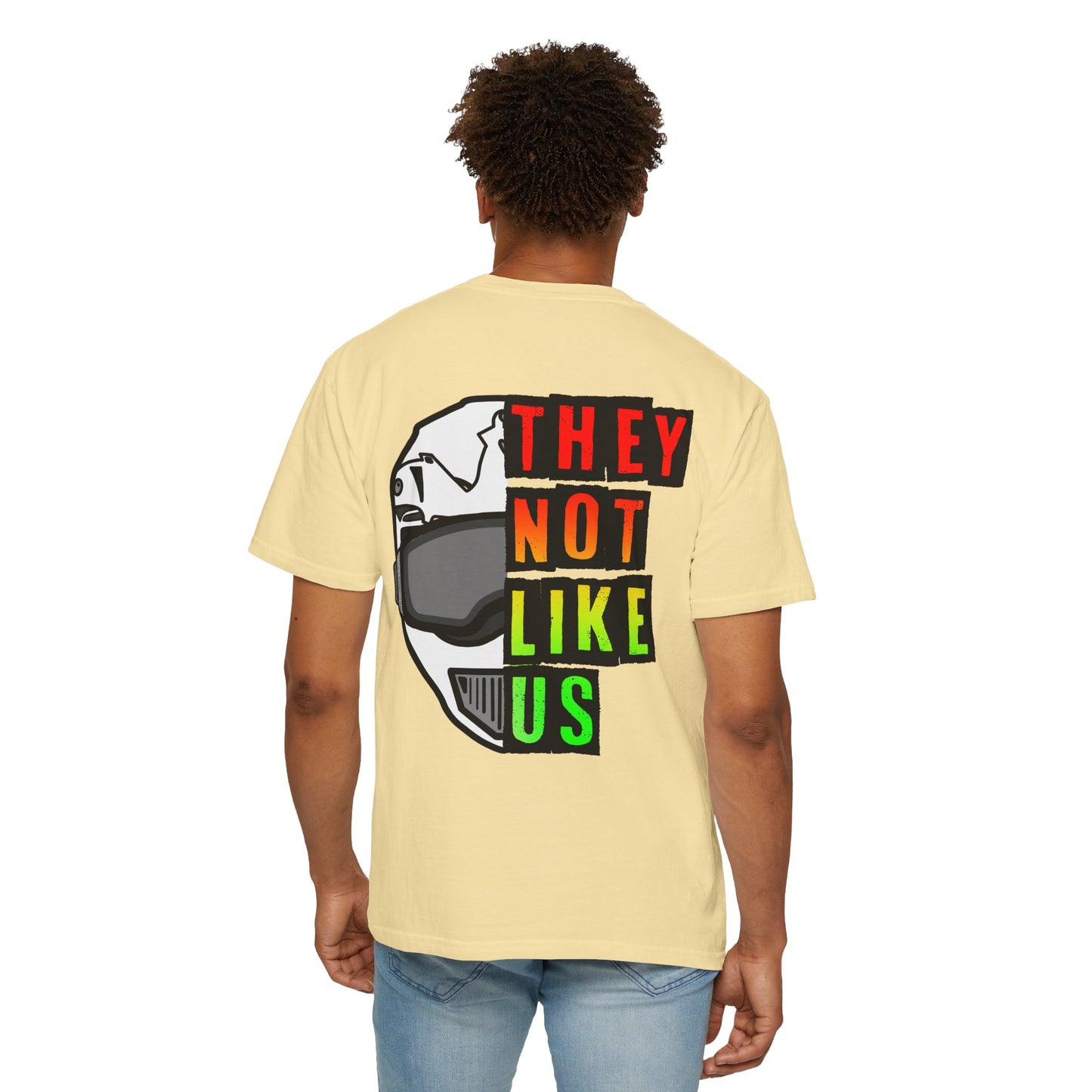 They Not Like Us Moto - Rasta | Adult Juneteenth Motocross Tee