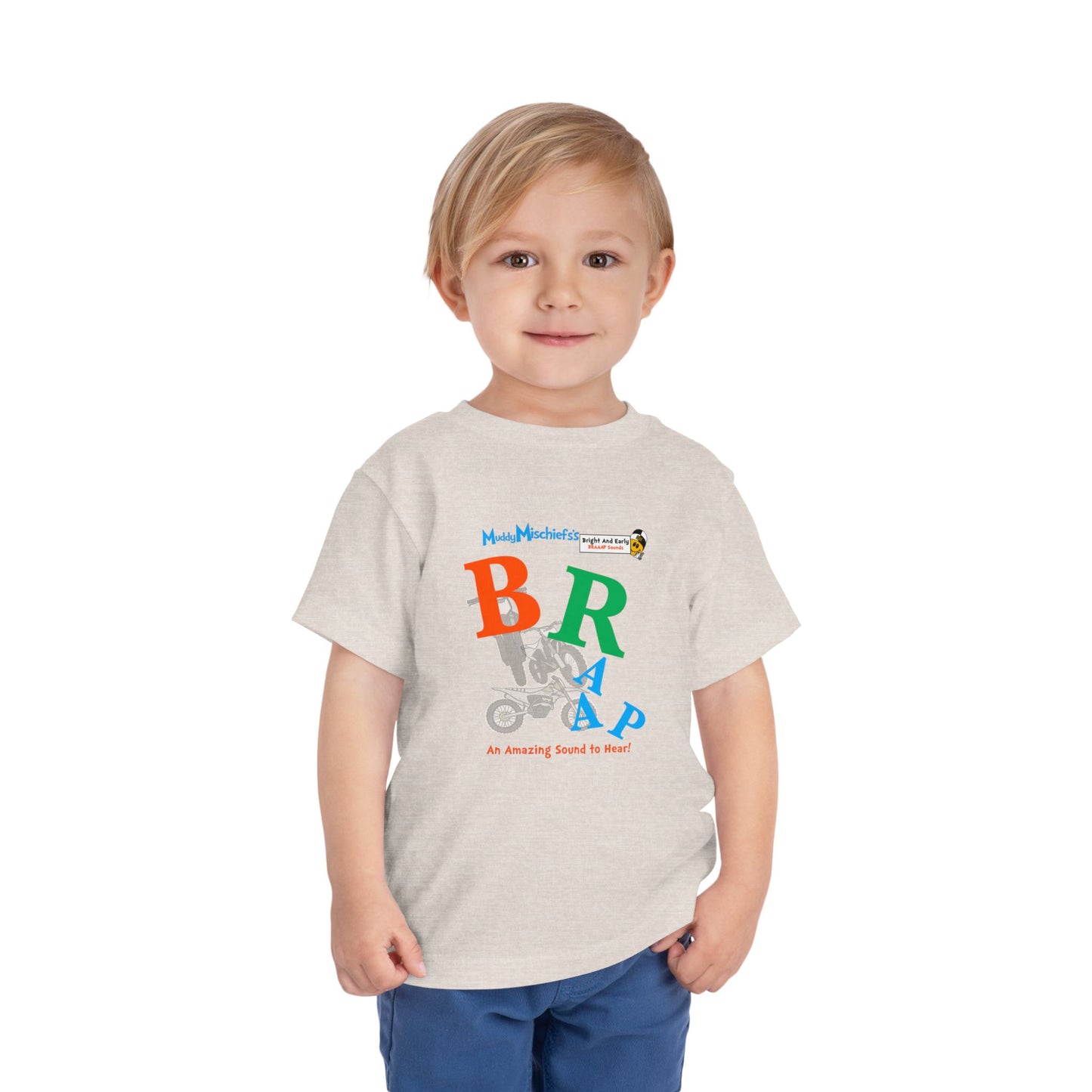 BRAAAPhabet | Toddler Motocross Tee