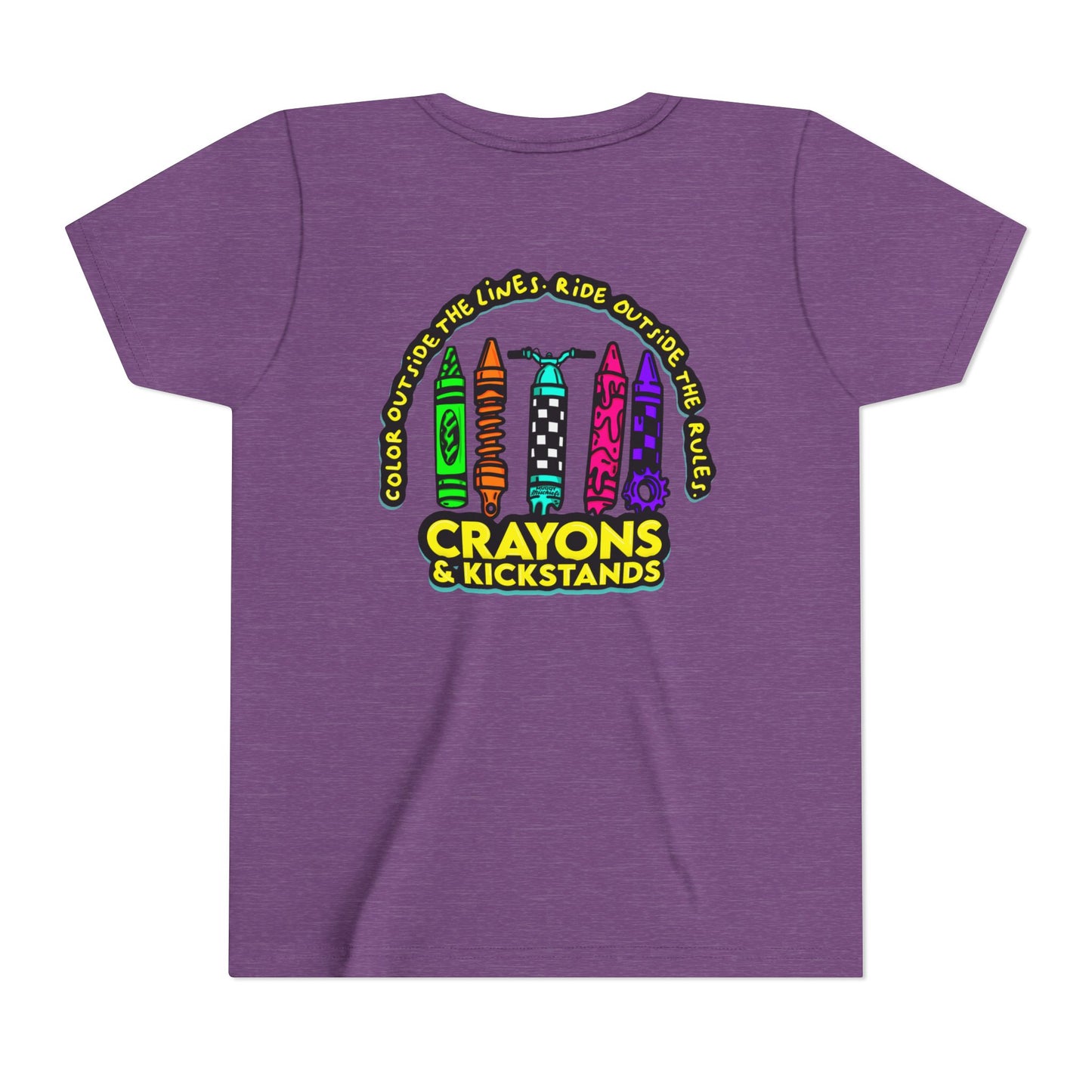 Crayons & Kickstands | Youth Motocross Tee