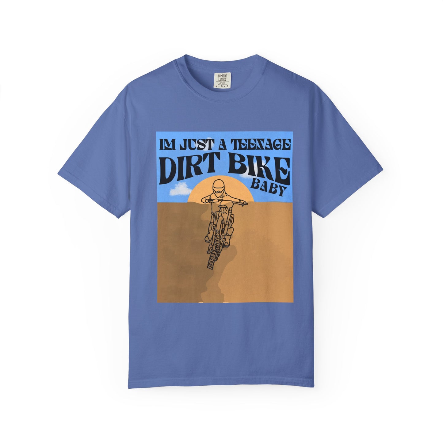 Teenage Dirtbike Baby | Adult Motocross Tee