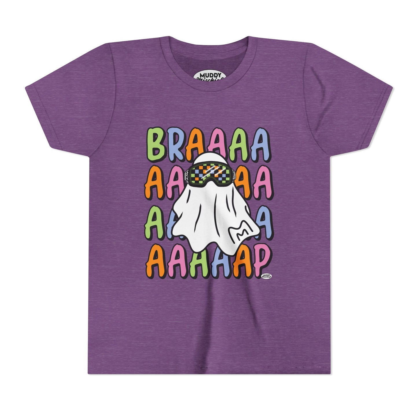 Goggle Ghost | Youth Halloween Motocross Tee