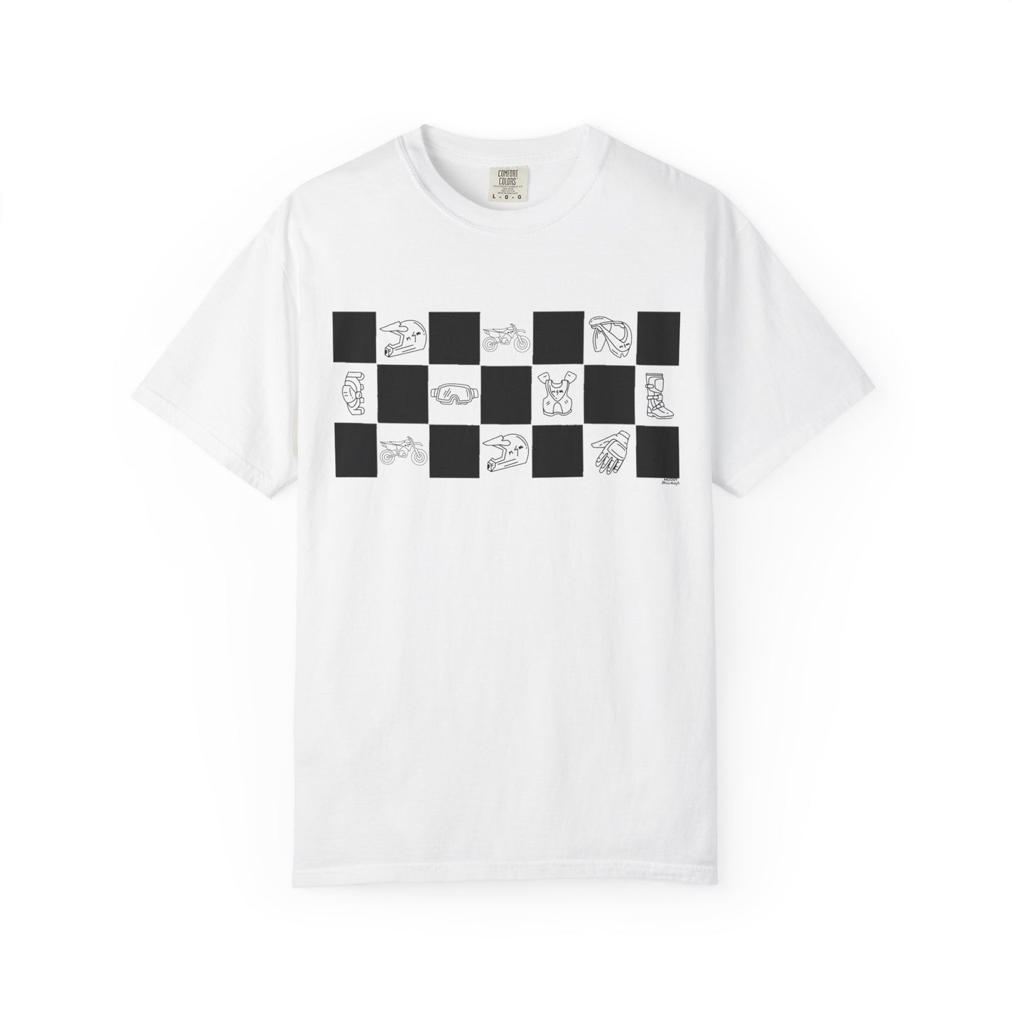 Lined Up & Winning | Adult Motocross Tee
