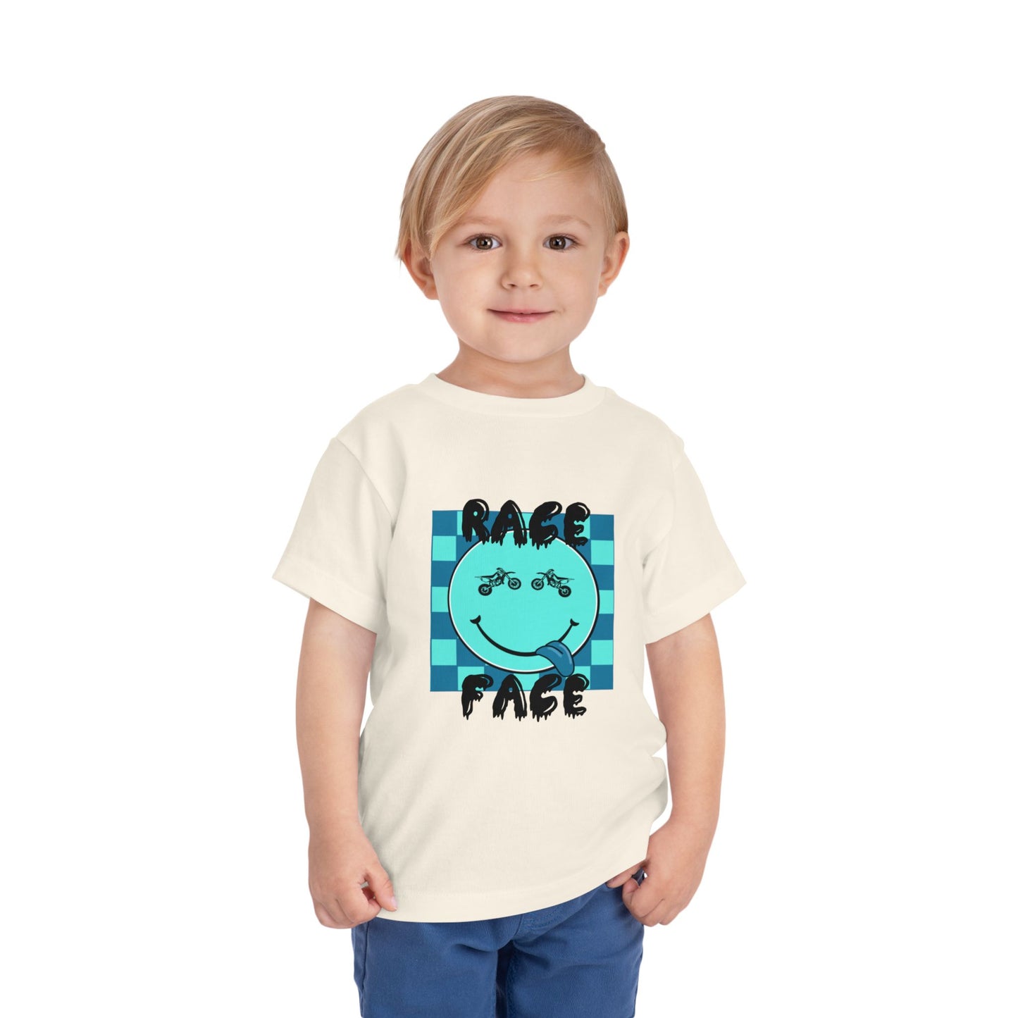 Race Face | Toddler Motocross Tee (Blue)