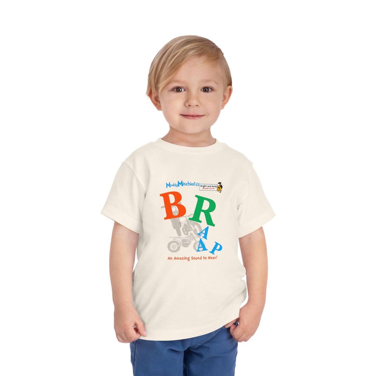 BRAAAPhabet | Toddler Motocross Tee