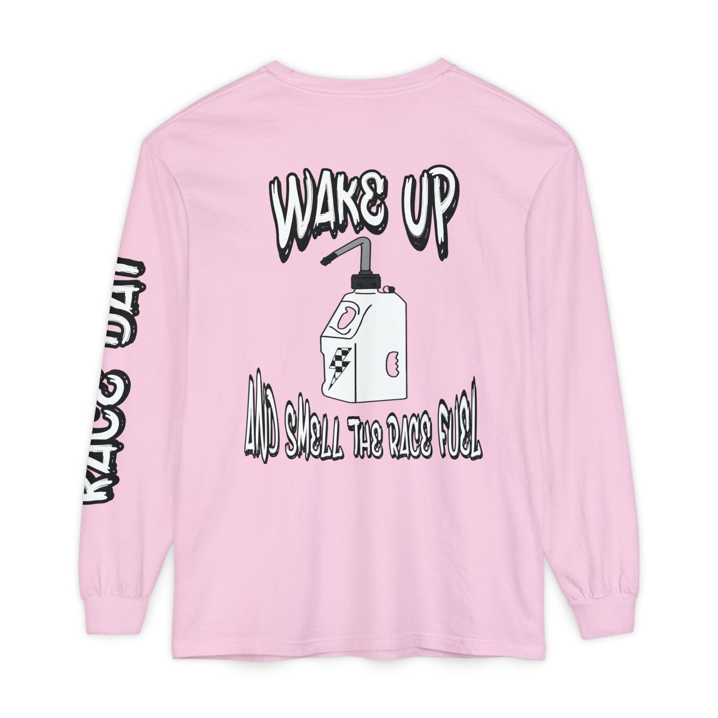 Wake Up & Smell the Race Fuel | Adult Motocross Long Sleeve Tee