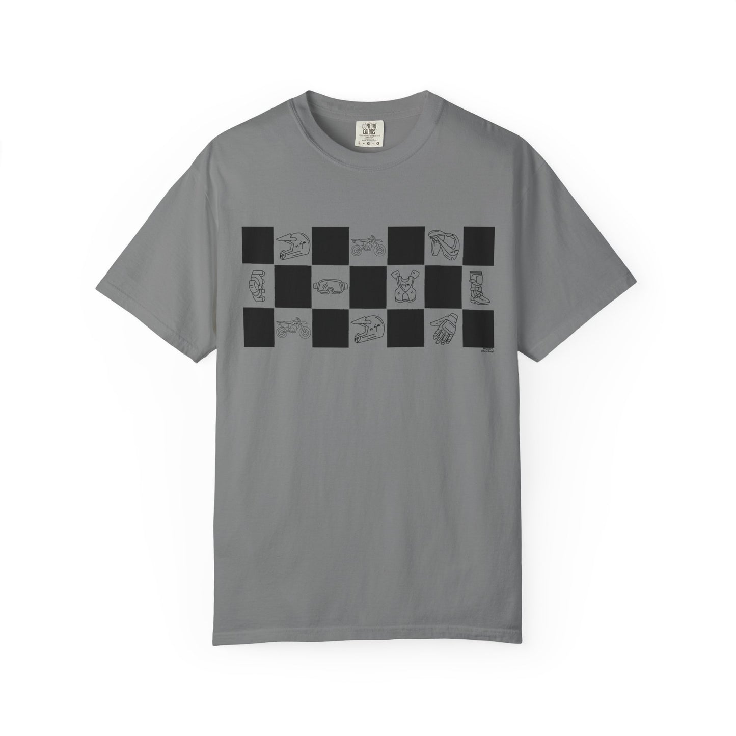 Lined Up & Winning | Adult Motocross Tee
