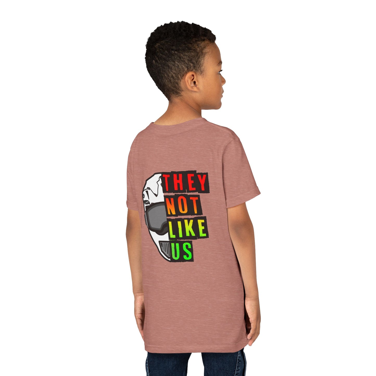 They Not Like Us Moto - Rasta | Youth Juneteenth Motocross Tee