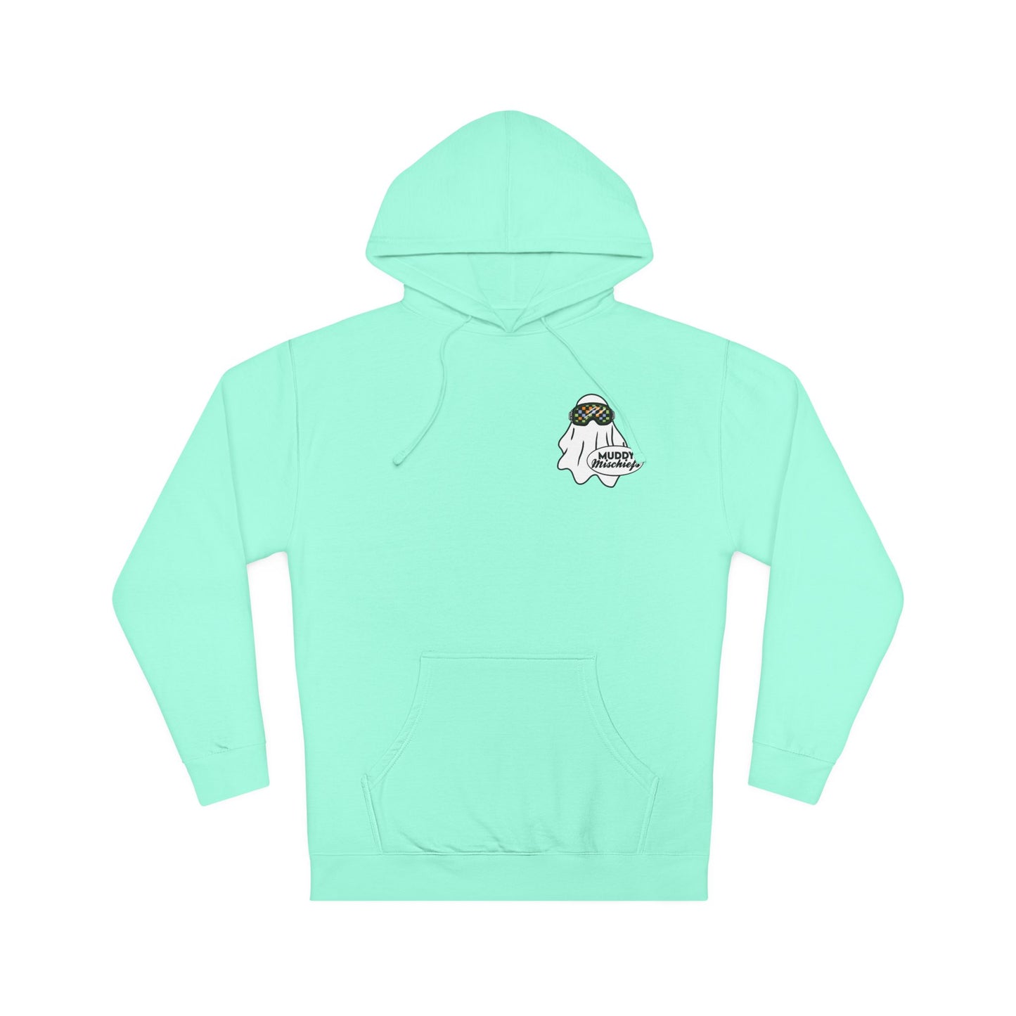 Goggle Ghost | Unisex Adult Halloween Motocross Hoodie