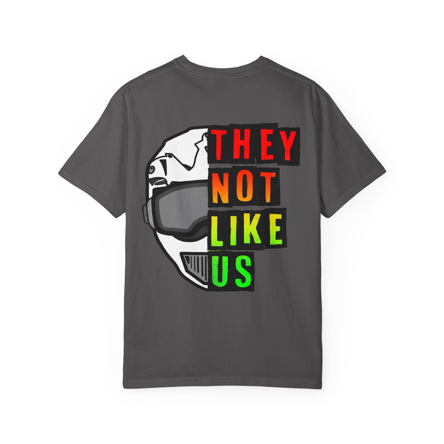 They Not Like Us Moto - Rasta | Adult Juneteenth Motocross Tee