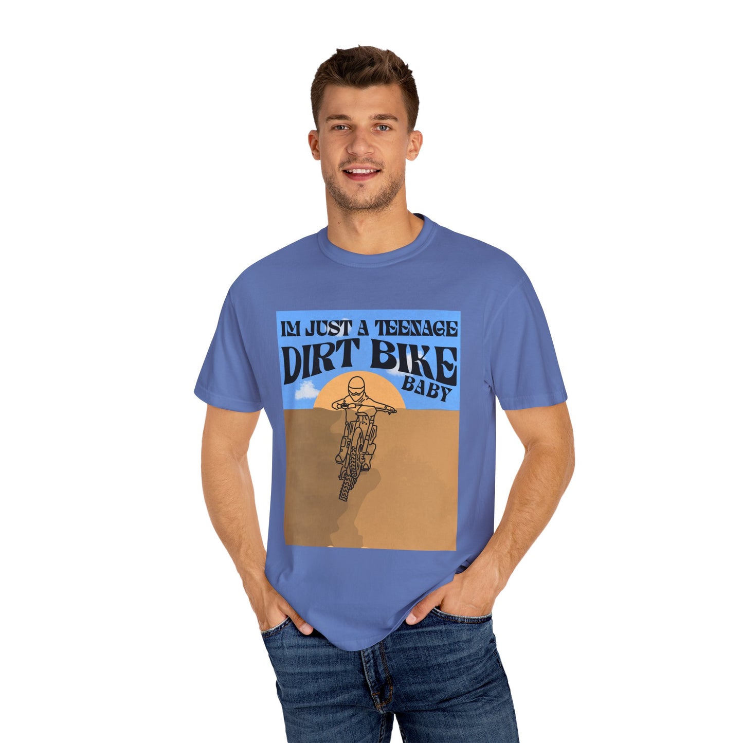 Teenage Dirtbike Baby | Adult Motocross Tee