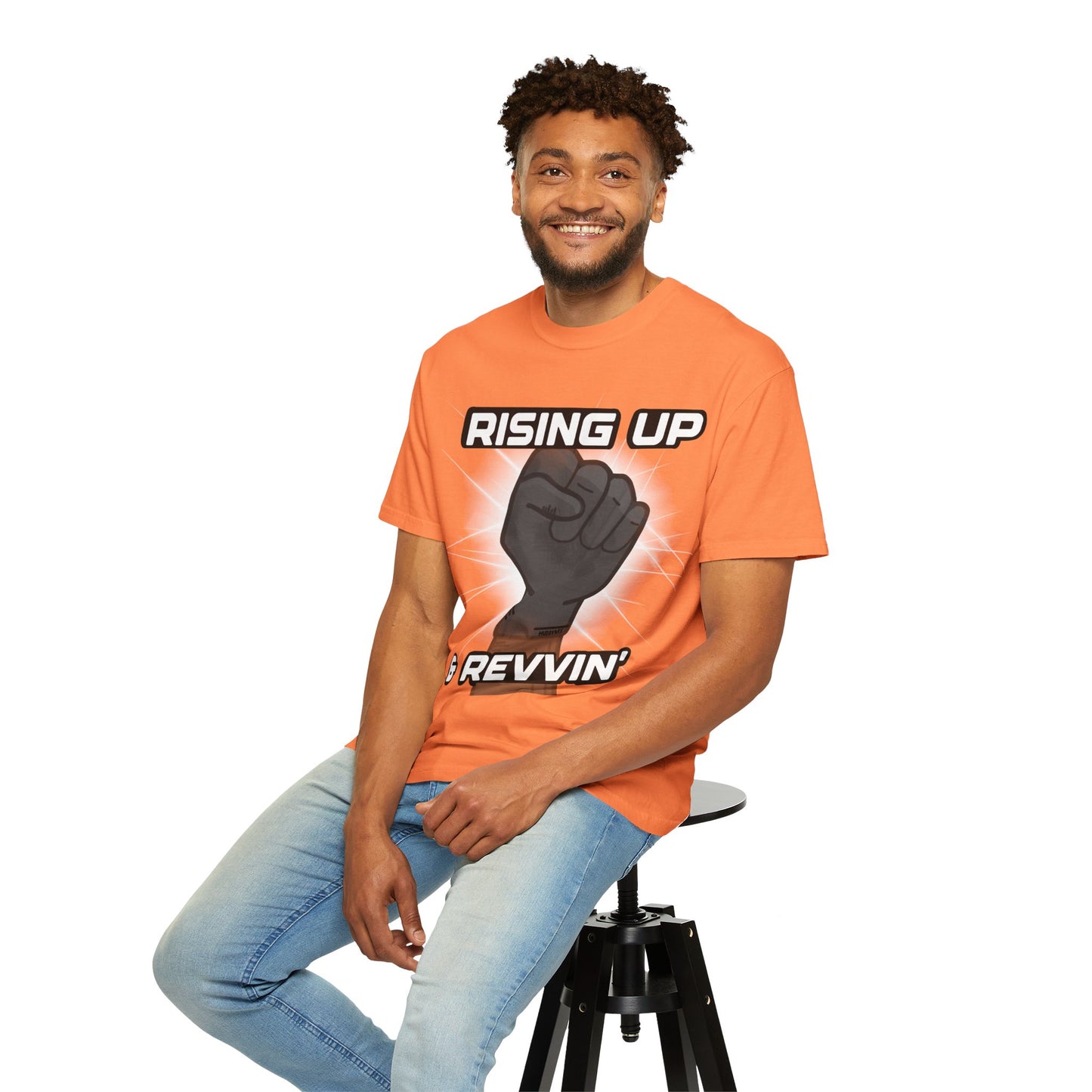 Rising up & Revvin’ | Adult Juneteenth Motocross Tee