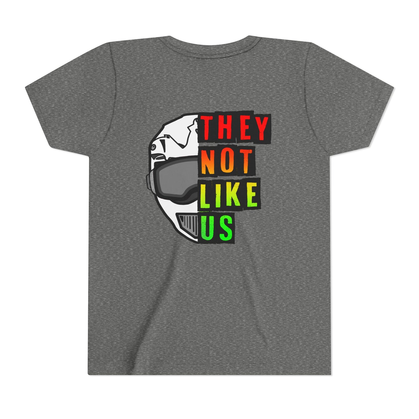They Not Like Us Moto - Rasta | Youth Juneteenth Motocross Tee