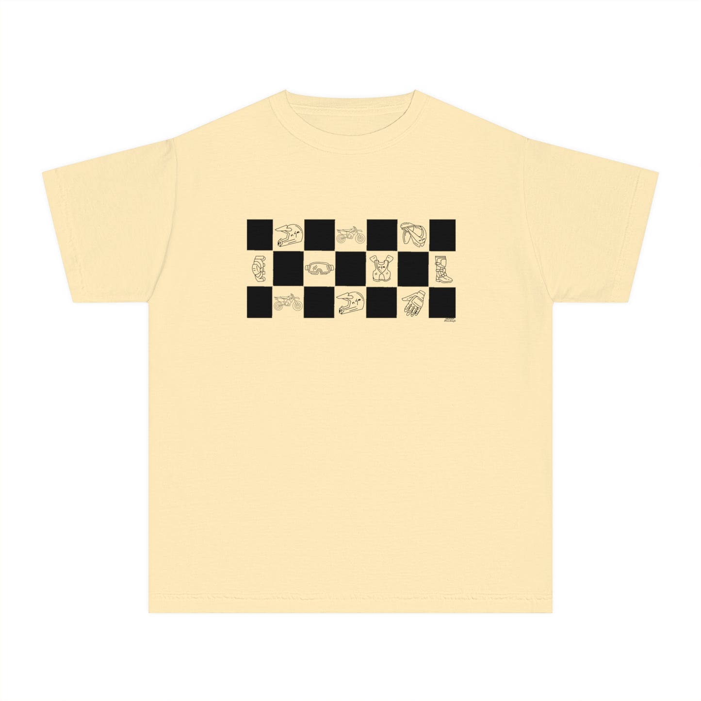 Lined Up & Winning | Youth Motocross Tee