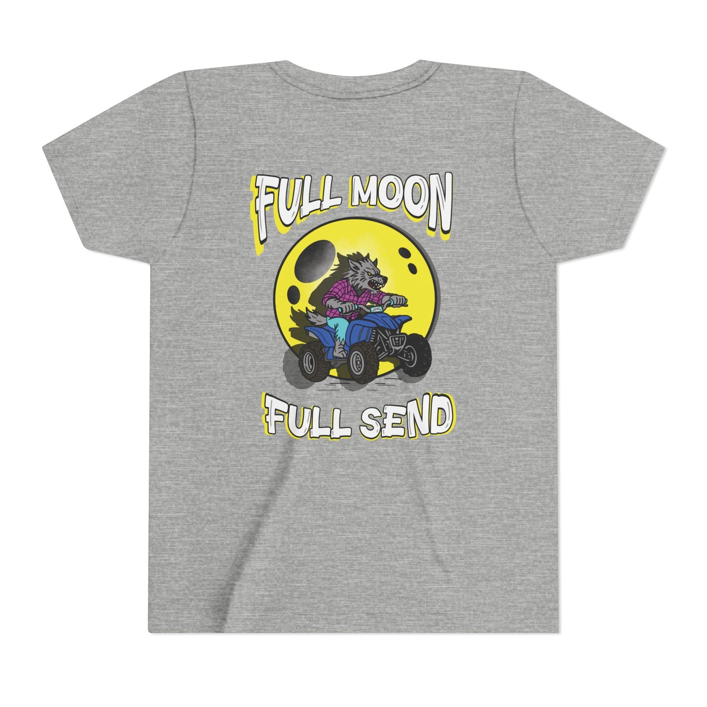Full Moon Full Send | Youth Halloween Motocross Tee