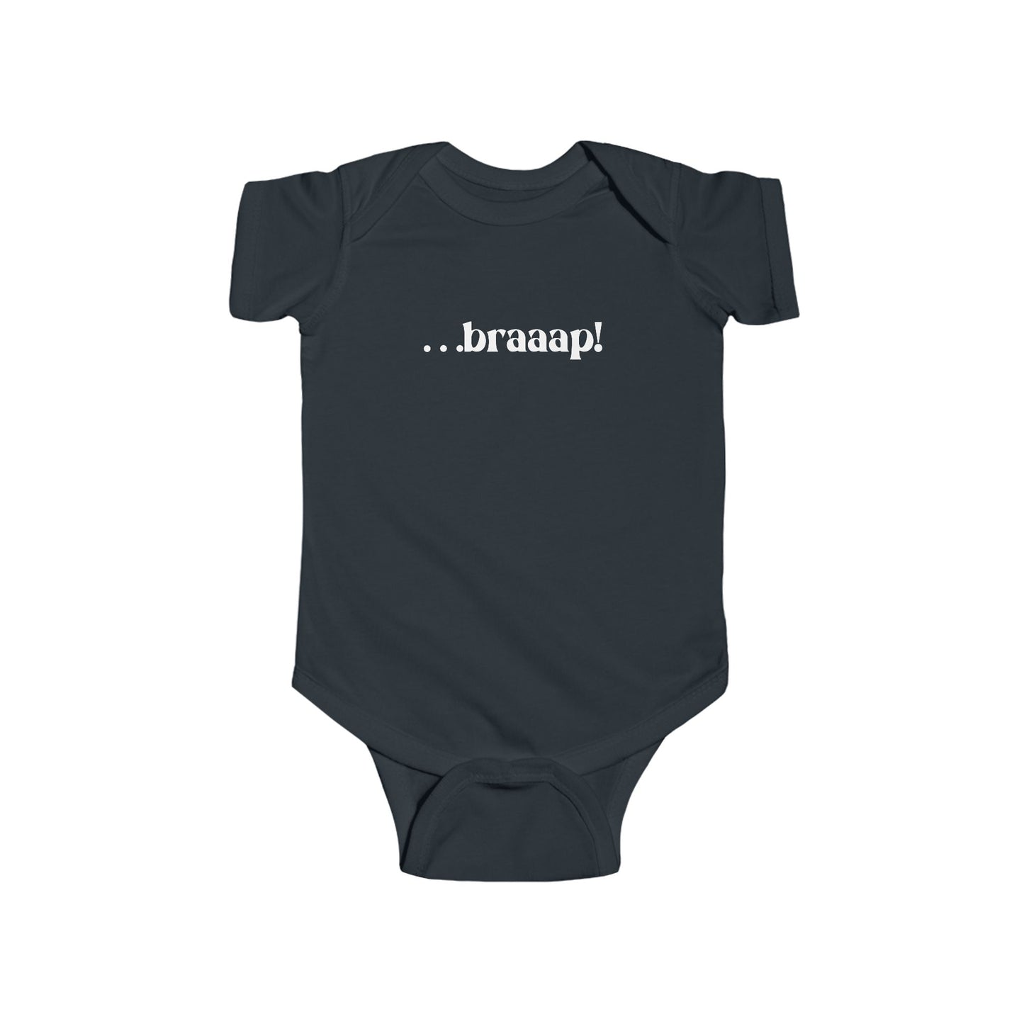 …braaap! | Mini Baby Motocross Onesie Bodysuit