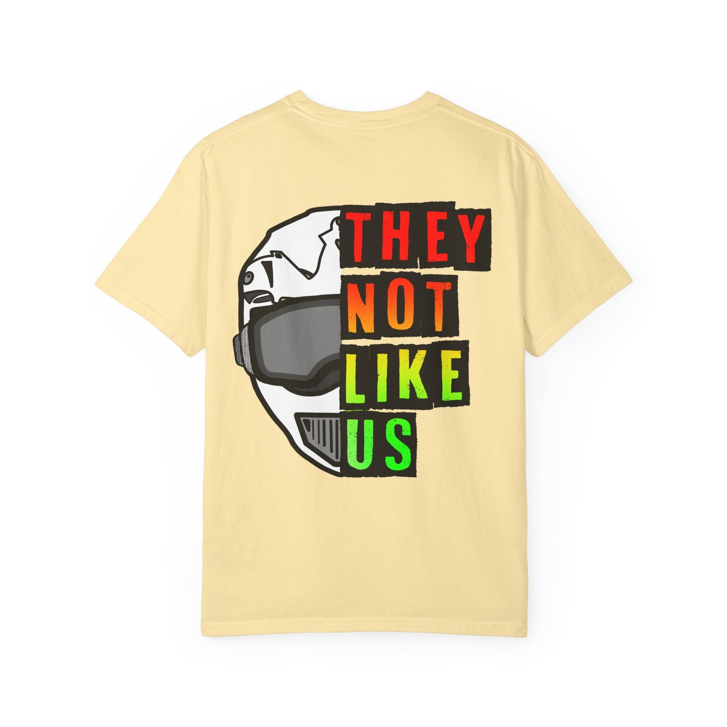 They Not Like Us Moto - Rasta | Adult Juneteenth Motocross Tee