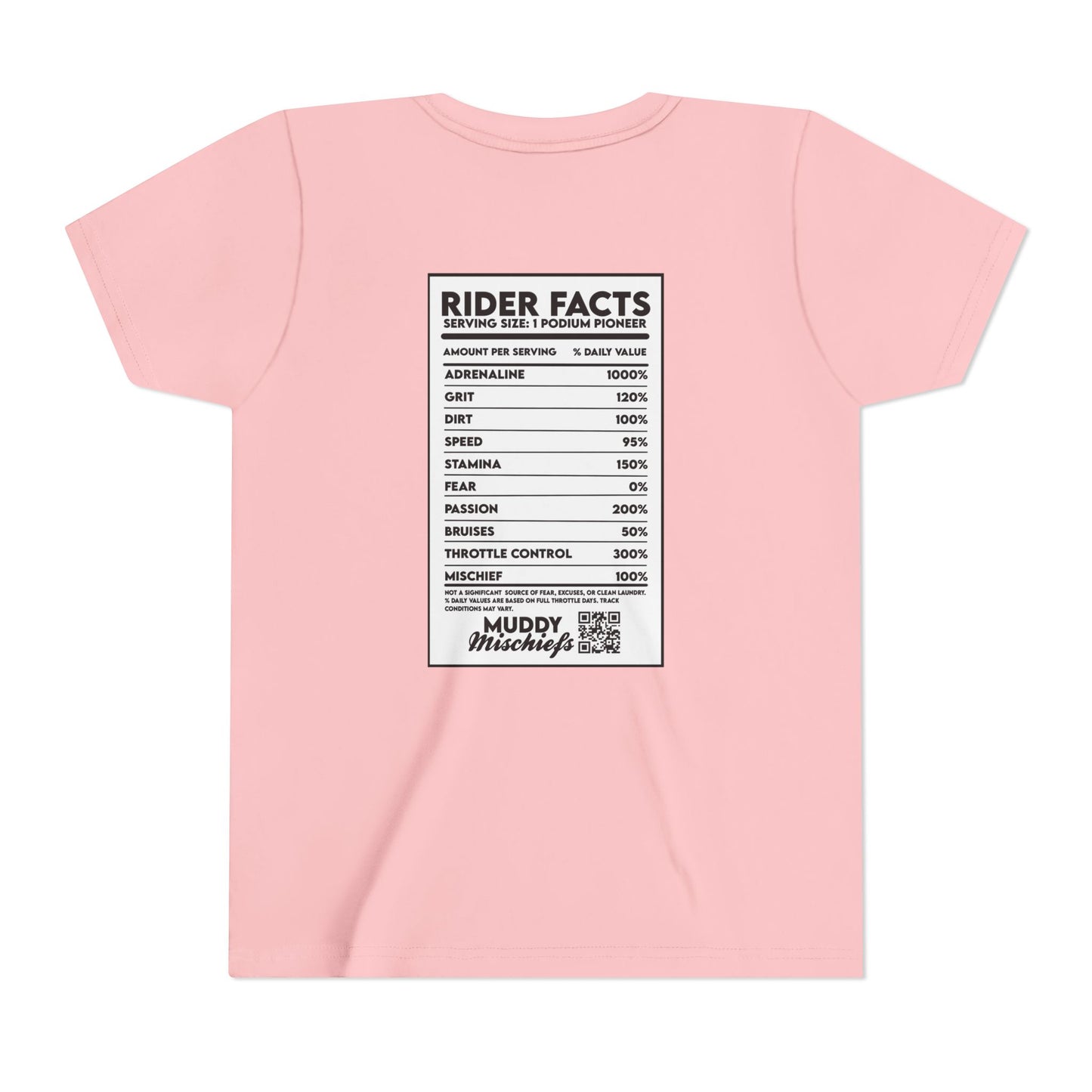 Rider Facts | Youth Motocross “Nutritional Fact” Tee