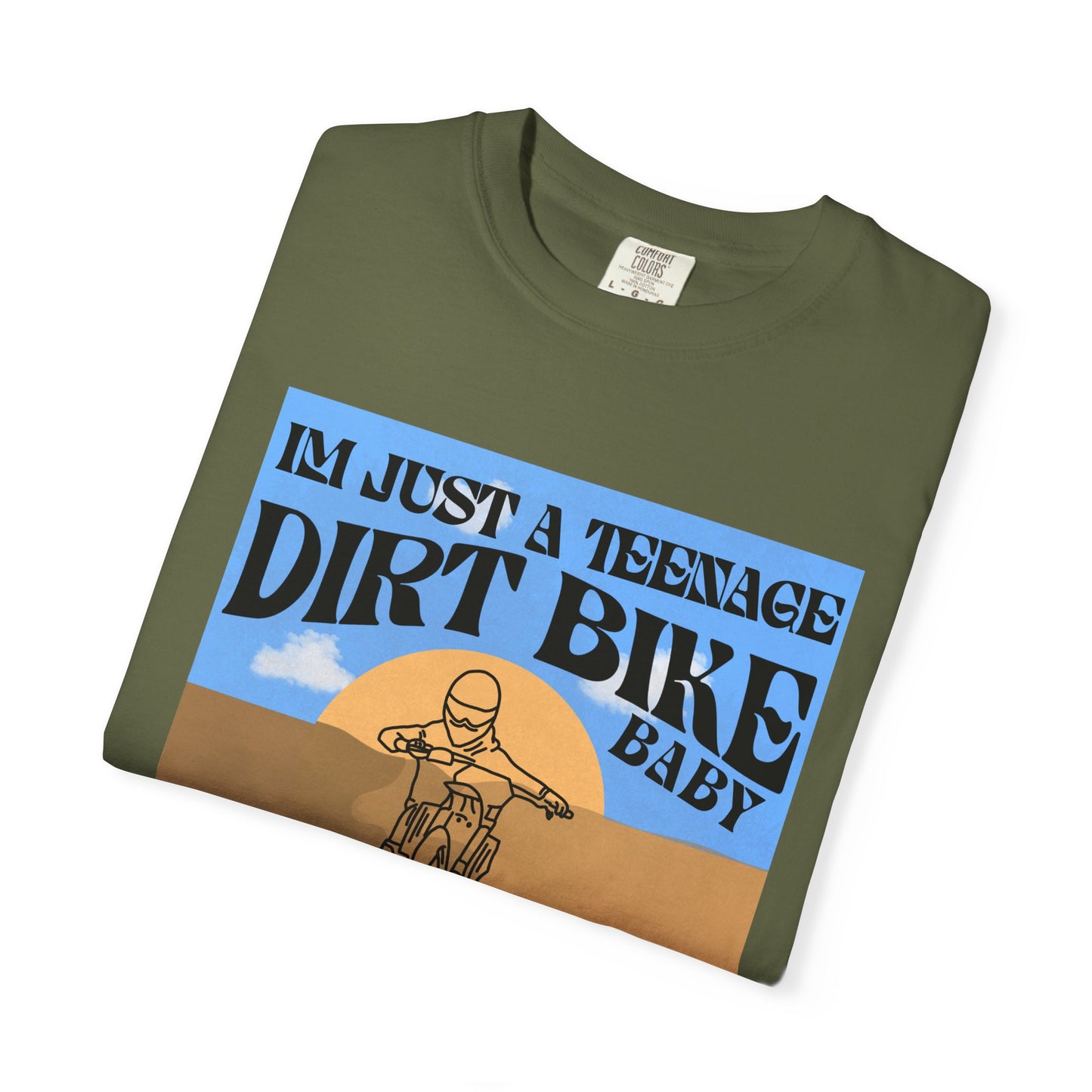 Teenage Dirtbike Baby | Adult Motocross Tee