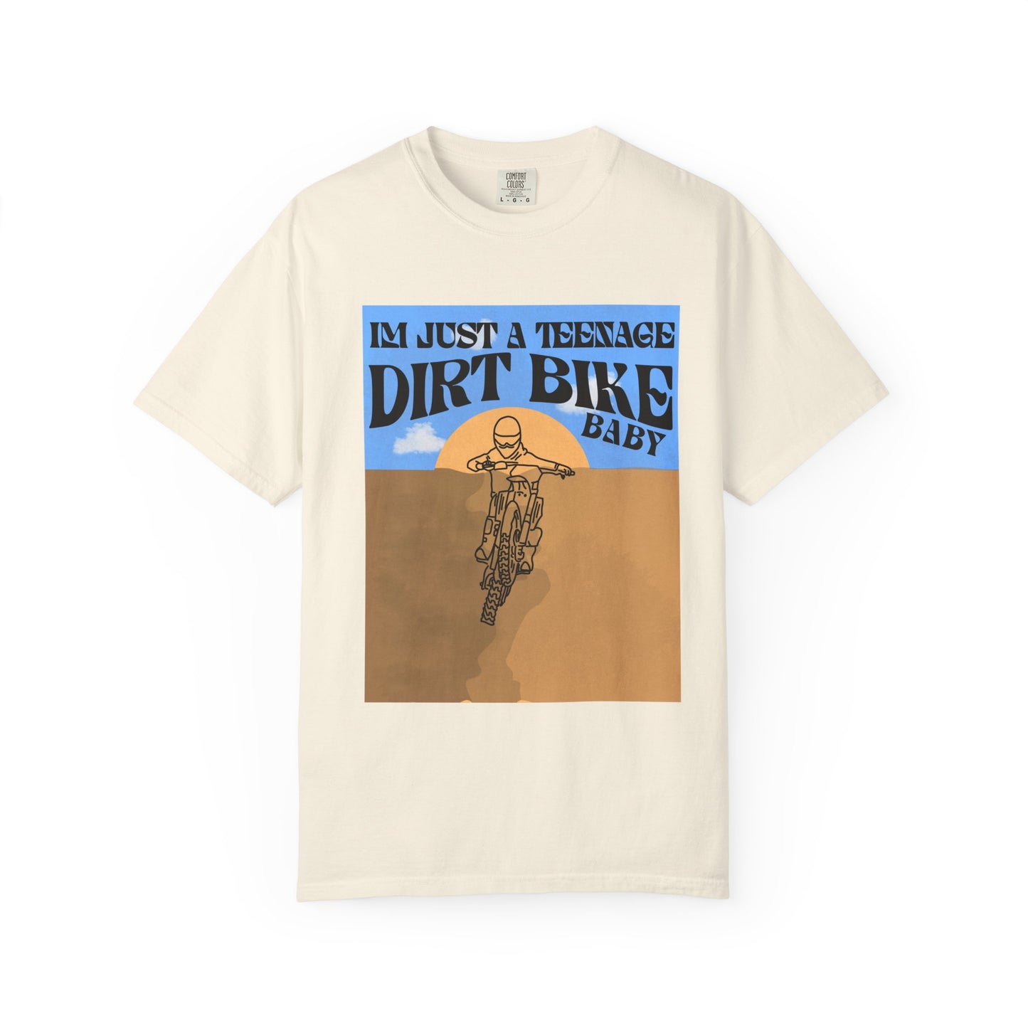 Teenage Dirtbike Baby | Adult Motocross Tee
